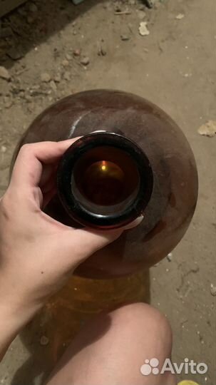 Бутыль 10 литров стекло