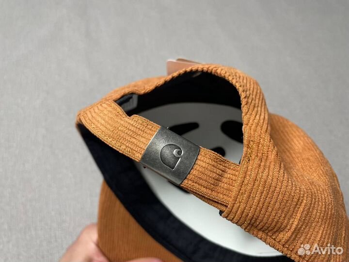 Кепка Carhartt вельветовая коричневая