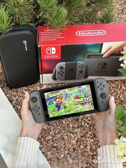 Чип Nintendo Switch 1rev+MicroSD+Игры