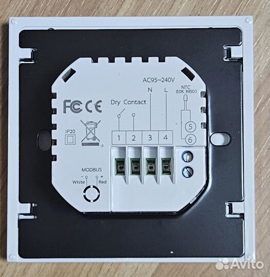 Терморегулятор/термостат Moes BHT-002gblzb ZigBee