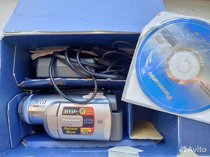 Цифровая видеокамера panasonic nv gs 320