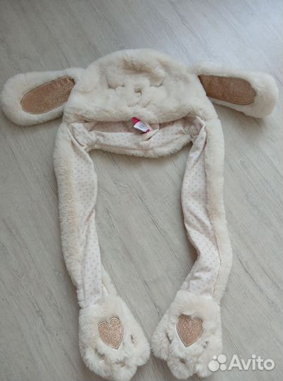 Шапка с ушками (овечка)