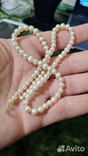 Бусы жемчуг антикварный