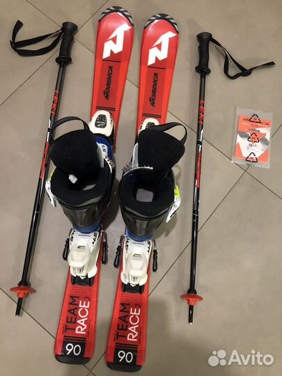 Горные лыжи, комплект на ребенка