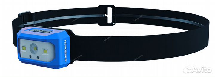 Фонарь светодиодный налобный, аккумуляторный