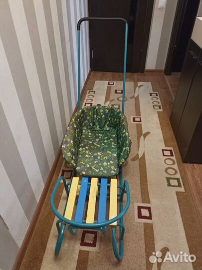 Санки двухместные