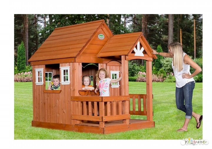 Детский игровой домик уличный