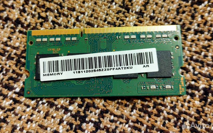 Оперативная память Samsung ddr3 4 gb для ноутбука