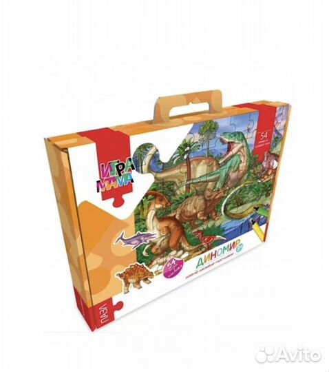 Новый Напольный пазл « Играмама» Диномир