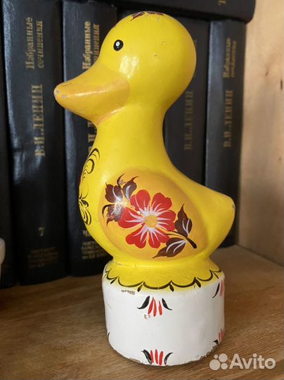 Игрушка СССР уточка прессопилки