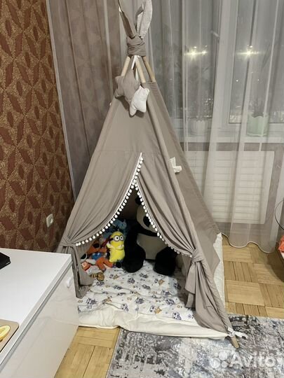 Детский вигвам с ковриком