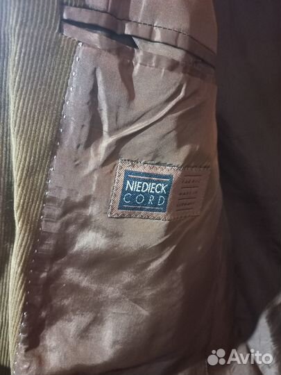 Пиджак вельвет, горчичный цвет Италия Cesare Roma