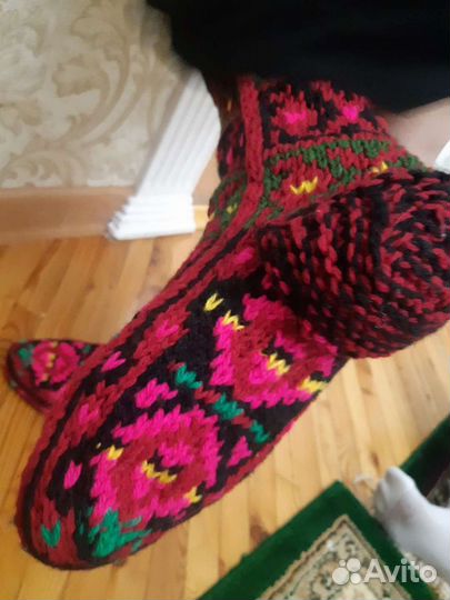 Вязаные носки