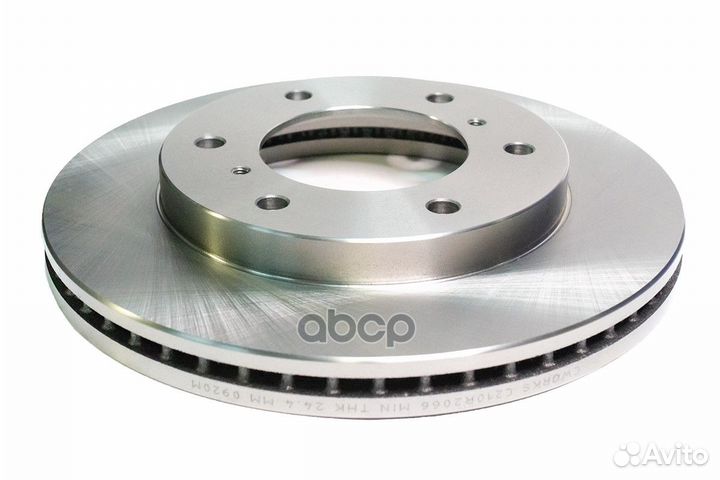 Диск тормозной mitsubishi pajero 00- (R16) пере