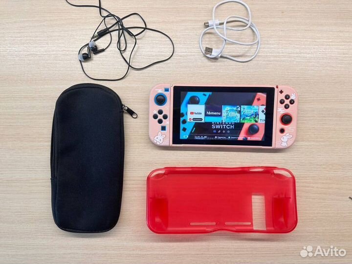 Nintendo Switch Прошитая +12 игр