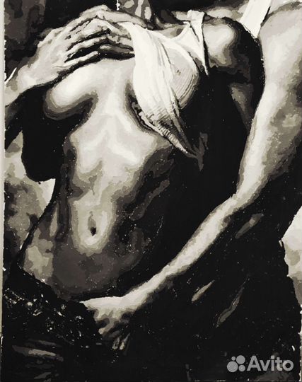 Картины по номерам раскрашенная