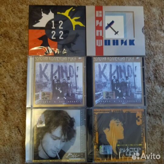 Кино В. Цой избранные CD, DVD
