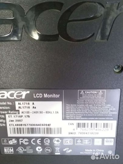 Монитор Acer