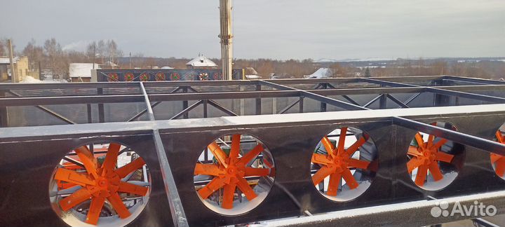 Сушильные камеры - осевые вентиляторы