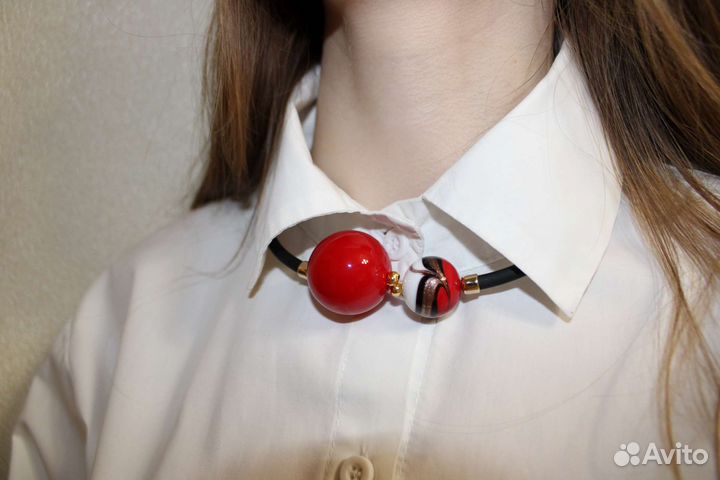 Колье муранское стекло