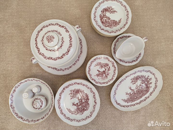 Сервиз столовый Jlmenau ГДР 