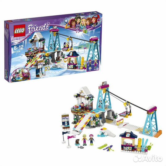 Lego friends Горнолыжный курорт подъемник 41324