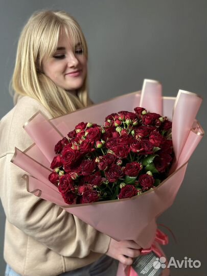 Букет роз 15/25/31/51/101 штука