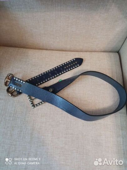 Мужской кожаный ремень