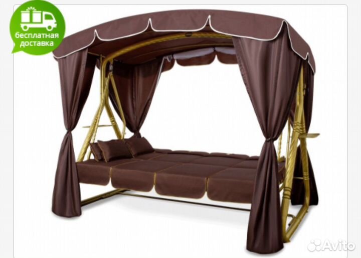 Беседка садовая шатер качели для дома и дачи