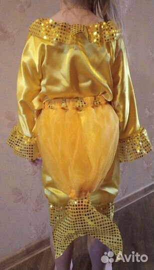 Костюм золотая рыбка