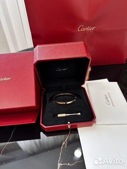 Браслет cartier оригинал с документами
