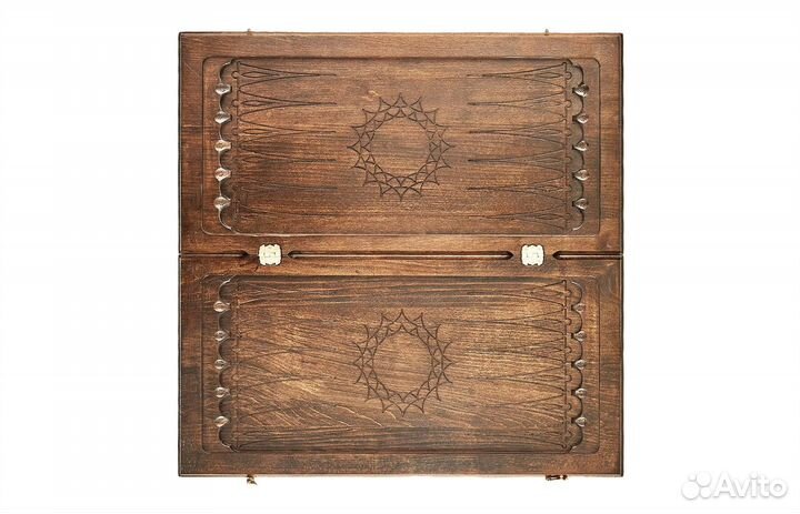 Нарды и шашки резные Ночная звезда 62 х 64 см бук Армения 62649