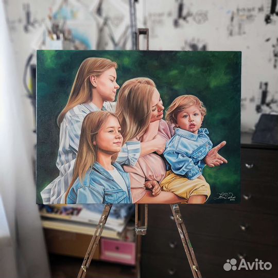 Портрет по фото на заказ (рукописный)