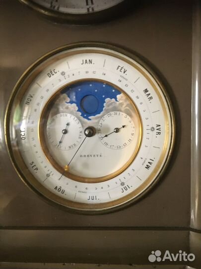 Часы антикварные brocot & delettrez paris