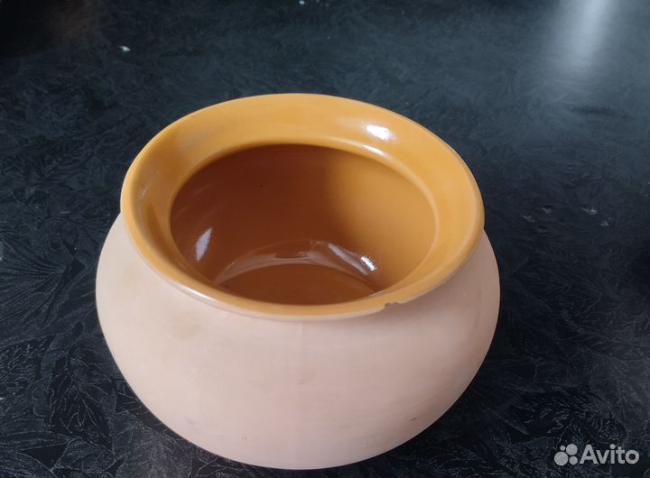 Горшочки для запекания глиняные (2 штуки)