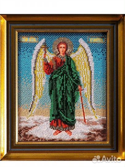 Иконы вышитые бисером. Ангел хранитель