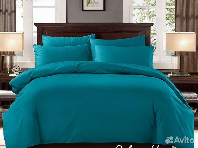 Постельное белье синий