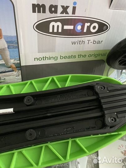 Новый micro maxi зеленый самокат
