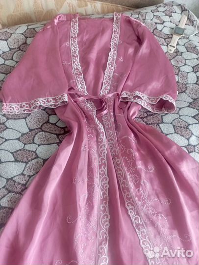 Шелковый халат