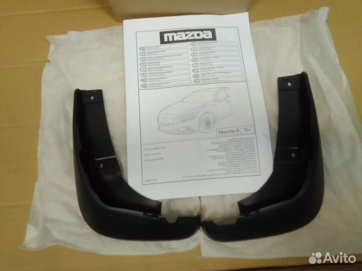 Передние брызговики Mazda 6 Gj 2012-2023