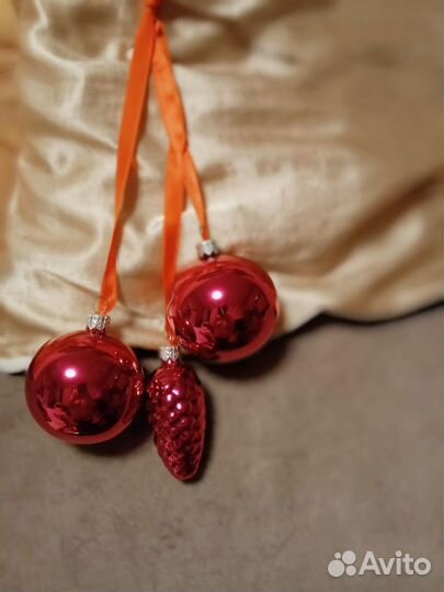 Игрушки ёлочные. Гирлянды. Винтаж