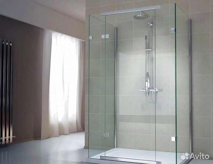 Стеклянные душевые