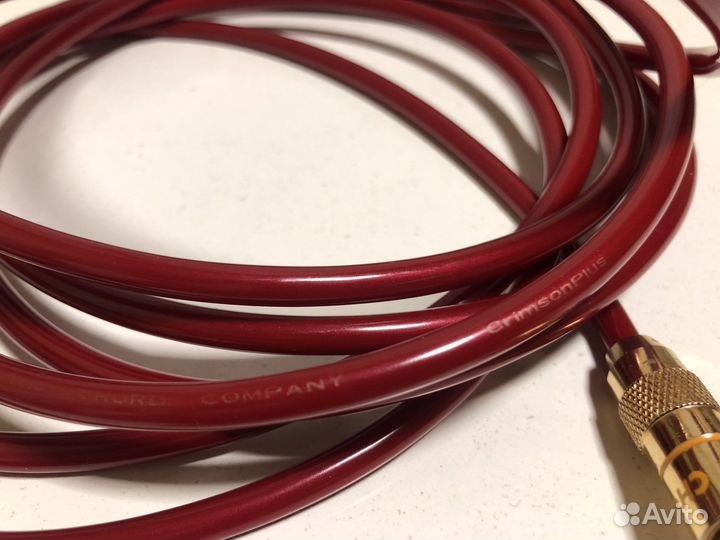 Кабель для сабвуфера Chord Crimson Plus 4m