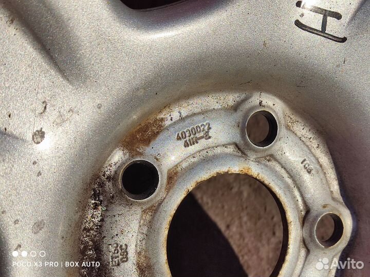 Штампованный диск Оригинал Рено Дастер