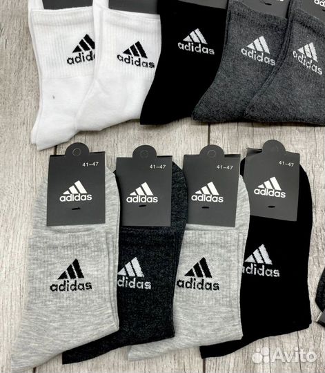 Классные мужские кожаные кроссовки Adidas фишки