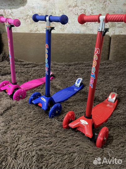 Самокат трехколесный детский