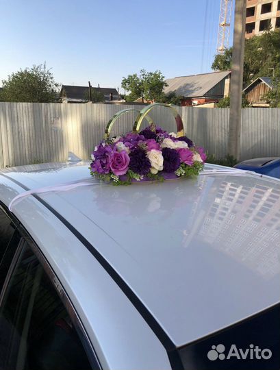 Свадебные украшения на авто