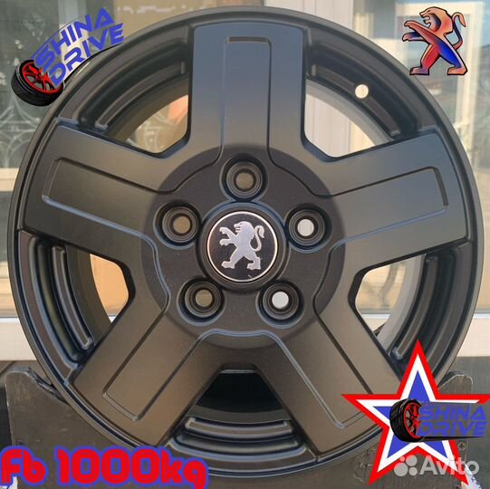 Диски Peugeot Boxer Cargo R15 5x118 Black Matt