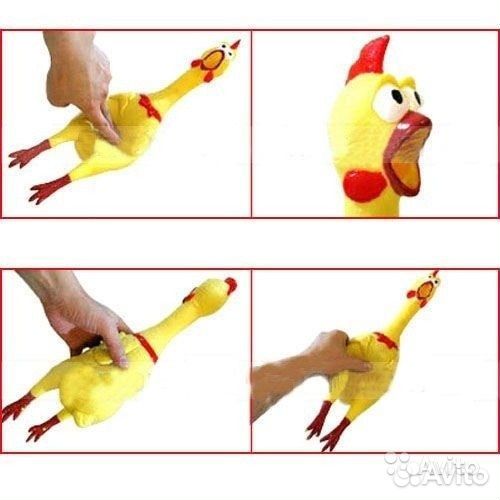 Кричащая курица антистресс crazy chicken