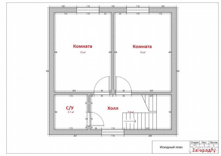Дом 78 кв.м с чистовой отделкой 402-95